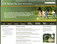 Tablet Screenshot of ciaservices.com